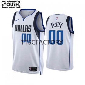 Maillot Basket Enfant Dallas Mavericks JaVale McGee 00 Nike 2022-23 Association Edition Blanc Swingman